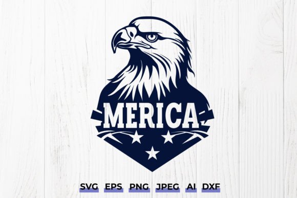 Download Merica Bald Eagle Patriotic SVG Design - Merica Collection