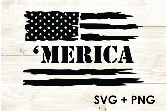 Download American Flag - 'Merica - USA Flag - BW - Merica Collection