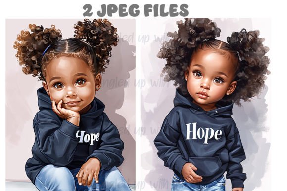 Download African American Girls Clipart Set 9 - Merica Collection