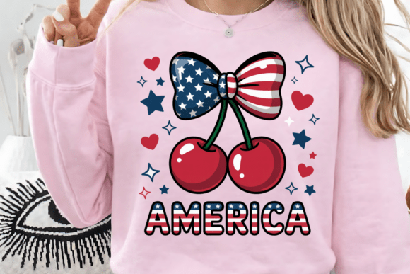 Download America Cherry 4th of July PNG - Merica Collection