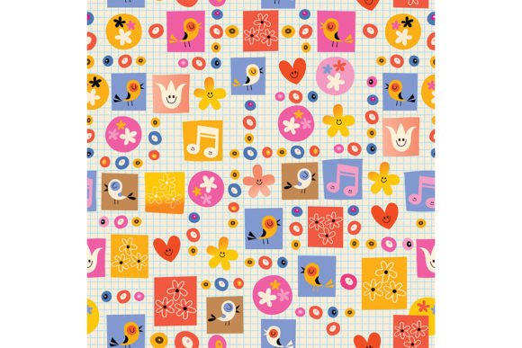Download Flowers and Birds Nature Pattern - Nature pattern Collection