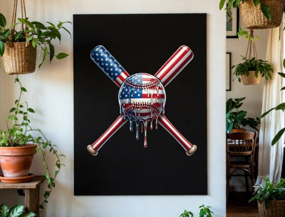 Download American Flag Baseball Png, 4th of July - Merica Collection