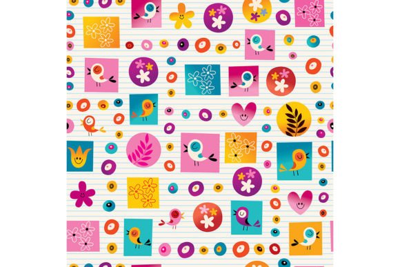 Download Flowers and Birds Nature Pattern - Nature pattern Collection