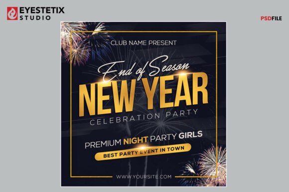Download New Year's Template - New year Collection
