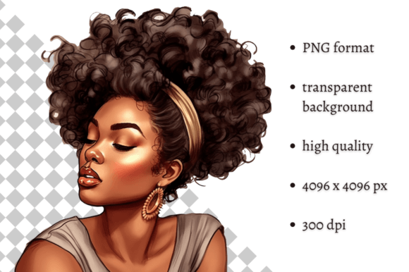 Download Beautiful African American Girl Clipart - Merica Collection